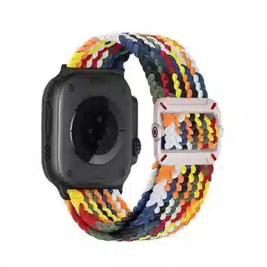 亿祈发 表带 苹果适用 尼龙材质 编织尼龙透气腕带男女通用