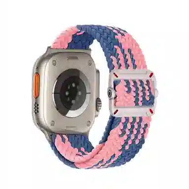 亿祈发 表带 苹果适用 尼龙材质 编织尼龙透气腕带男女通用