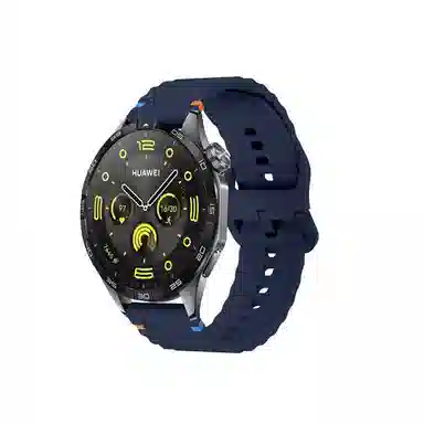 亿祈发 华为适用 手表表带 硅胶材质 波浪纹男女通用