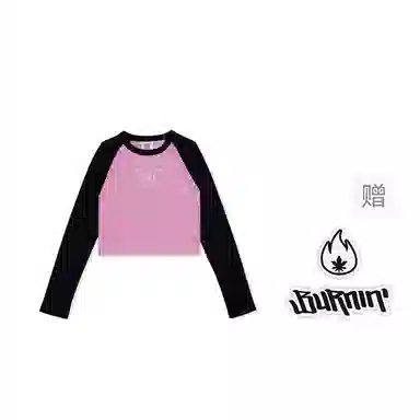 BURNIN PINK Logo T