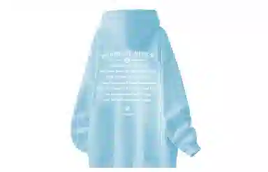 王者荣耀 美式复古字母长袖落肩款百搭时尚简约学生党学院风宽松舒适连帽卫衣 标语款 男女同款