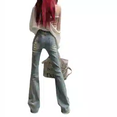 北极绒 简约舒适时尚牛仔裤 女款