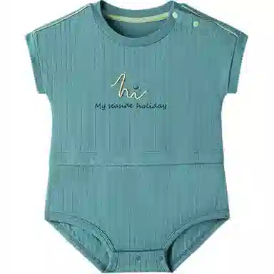 英氏连体衣 包屁三角爬休闲短袖 婴幼童