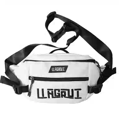 帕克熊 游玩大容量手机包时尚休闲潮 尼龙 单肩斜挎胸包 男女同款情侣款 多色