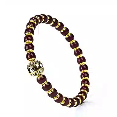 钰澜文玩 界守战甲系列「紫火丹鼎」 菩提根 手串 男女同款情侣款