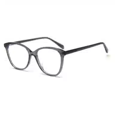 山一丸 日韩半框近视框潮文艺复古平光 金属 椭圆形 光学镜架 男女同款情侣款