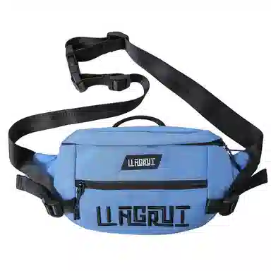 帕克熊 游玩大容量手机包时尚休闲潮 尼龙 单肩斜挎胸包 男女同款情侣款 多色