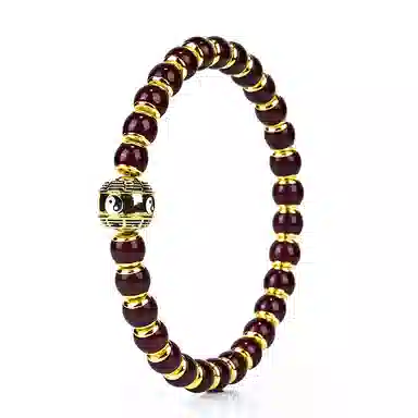 钰澜文玩 界守战甲系列「紫火丹鼎」 菩提根 手串 男女同款情侣款