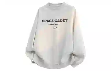 王者荣耀 美式旗帜字母长袖落肩款百搭时尚潮牌青少年学生党宽松舒适透气圆领卫衣 鲁班七号款 男女同款