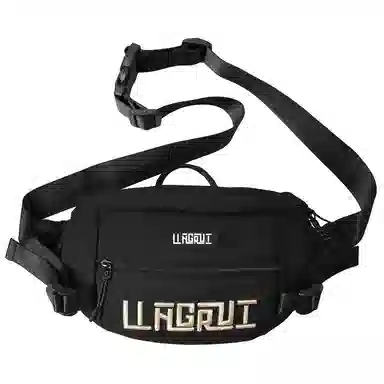 帕克熊 游玩大容量手机包时尚休闲潮 尼龙 单肩斜挎胸包 男女同款情侣款 多色