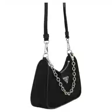 Prada Re-Edition Hobo Mini Black