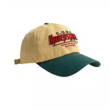 图涂丫 拼色款百搭刺绣撞色运动潮帽 涤纶 鸭舌帽 男女同款情侣款