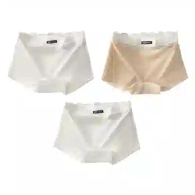 莫代尔 云感纯色简约柔软内裤亲肤贴合高弹力平角内裤裸感无痕透气短裤 女款