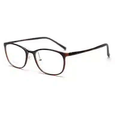 山一丸 韩系细边框文艺学生平光可配度数 不规则形 光学镜架 男女同款情侣款