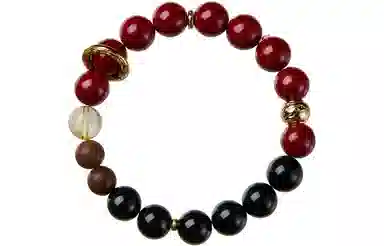 石头记 乾坤哪吒转运珠 吸金平安喜乐新中式浪漫复古本命年纳福显白贵气高级感通勤百搭 #好运 礼盒再造辰砂 朱砂 手串 女款