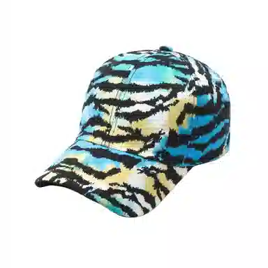 图涂丫 户外休闲百搭虎纹个性 涤纶 鸭舌帽 男女同款情侣款