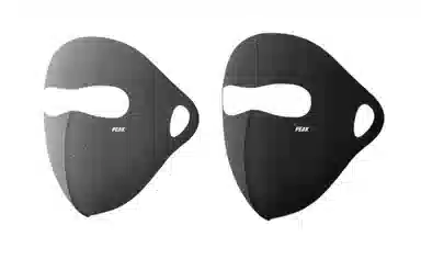 匹克 护脸护额头眼角夏季户外防紫外线凉感面纱 锦纶 防晒面罩 男女同款情侣款