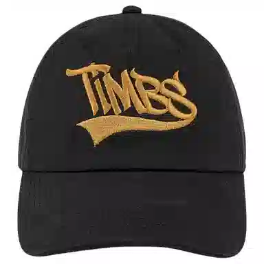 Timberland Logo Cotton Cap Black