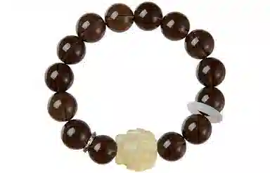 石头记 小众设计狐狸财源滚滚暴富招财进宝转运 事业上岸时来运转 #好运 礼盒天然 茶晶 手串 女款