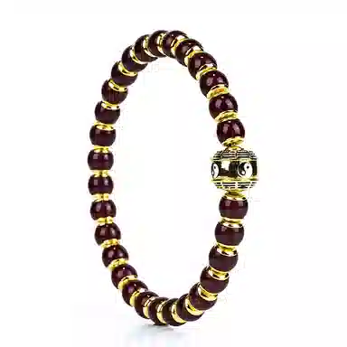 钰澜文玩 界守战甲系列「紫火丹鼎」 菩提根 手串 男女同款情侣款