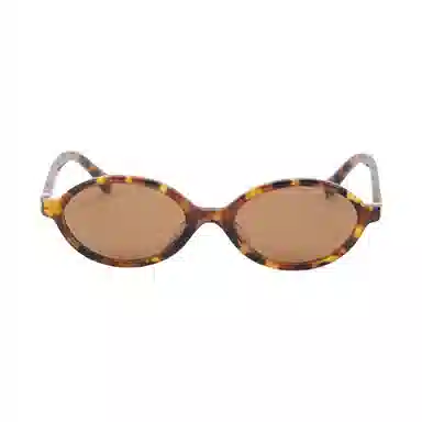 Miu Miu Oval Sunglasses Brown