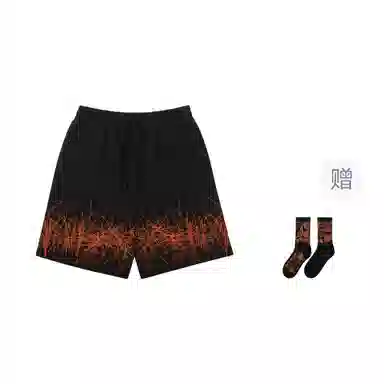 VLONE Logo Print Knit Shorts