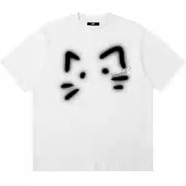 K411 Hand-Painted Cat Logo T-Shirt