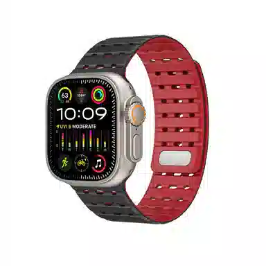 亿祈发 苹果适用 手表表带 硅胶材质 时尚百搭男女通用