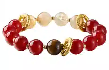 石头记 乾坤 黄塔晶转运珠吸金平安喜乐新中式浪漫复古招财纳福显白贵气高级感通勤百搭款 #好运 礼盒 玛瑙 手串 男女同款情侣款