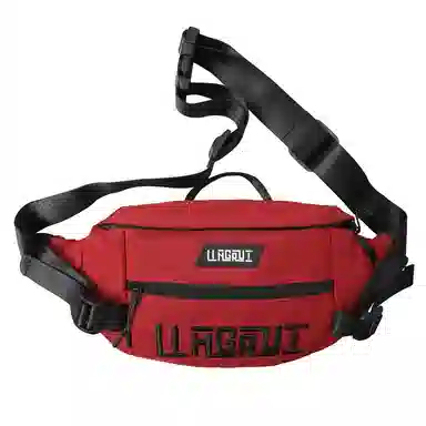 帕克熊 游玩大容量手机包时尚休闲潮 尼龙 单肩斜挎胸包 男女同款情侣款 多色