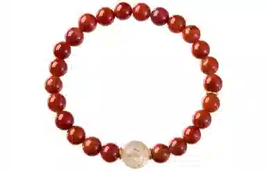 石头记 转运珠 鸿福吉祥 平安喜乐新中式浪漫复古纳福 显白贵气高级感通勤百搭 #好运 玛瑙 手串 女款