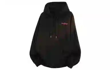 王者荣耀 美式高街手绘字母落肩长袖款宽松舒适透气青少年运动通勤百搭时尚连帽卫衣 标语款 男女同款