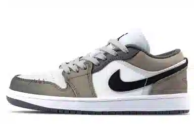 Jordan Air Jordan 1 Low "Iron Heart Silver Brown"