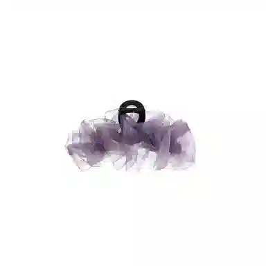 水中玉 氛围感蓬松碎花云朵泡泡抓夹高级感后脑勺盘发鲨鱼夹 亚克力 发夹 女款