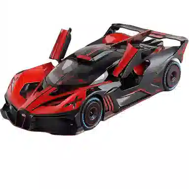 极慧猫 布加迪飞火流星超跑合金车模 成品模型