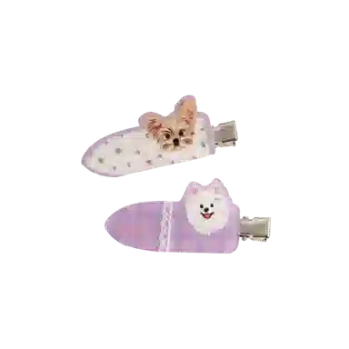 希铃 高级感萌宠小狗超可爱 亚克力 发夹 女款