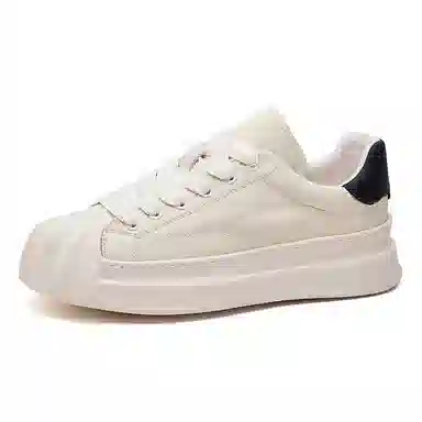 头层牛皮 潮流真皮贝壳头轻便百搭休闲运动 防水透气增高 低帮 板鞋 男款