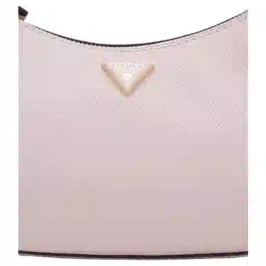 GUESS Simple Gold Accent Faux Leather Tote Pink Gray