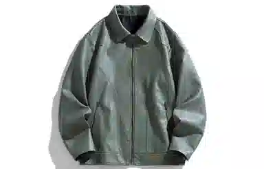 王者荣耀 美式高街美拉德机车翻领外套宽松舒适青少年高颜值百搭时尚潮牌皮衣 男女同款