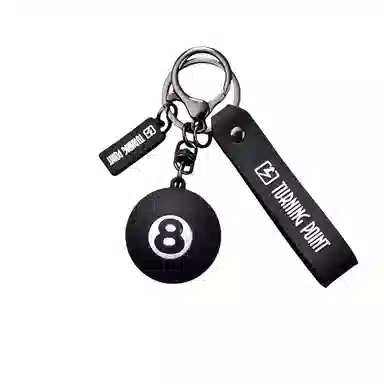 图涂丫 书包挂件可爱卡通桌球公仔手绳挂饰 硅胶 钥匙扣 男女同款情侣款