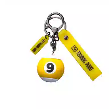 图涂丫 书包挂件可爱卡通桌球公仔手绳挂饰 硅胶 钥匙扣 男女同款情侣款