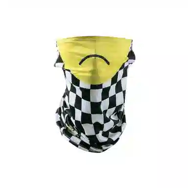 图涂丫 卡通表情机车骑行脸罩防紫外线护颈 涤纶 防晒面罩 男女同款情侣款