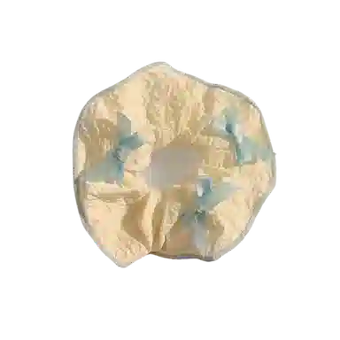 希铃 淡淡奶黄奶蓝蝴蝶结 纹理布料 发圈 女款