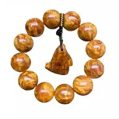 吉千年 【品鉴级】新中式复古潮流风 好运顺遂 招财进宝 龙胆乱纹 陈化料 崖柏 手串 男女同款情侣款