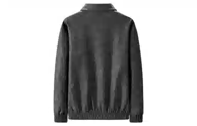 王者荣耀 美式麂皮绒夹克时尚潮牌宽松休闲翻领百搭外套皮衣 标语款 男女同款