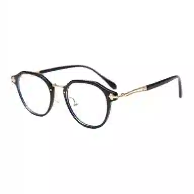 山一丸 复古近视框潮个性文艺平光可 光学镜架 男女同款情侣款