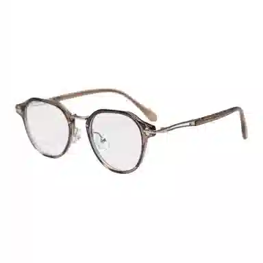 山一丸 复古近视框潮个性文艺平光可 光学镜架 男女同款情侣款