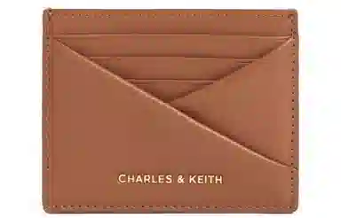 Charles & Keith Card Holder Oat Tan