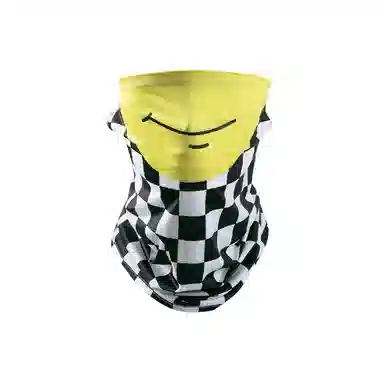 图涂丫 卡通表情机车骑行脸罩防紫外线护颈 涤纶 防晒面罩 男女同款情侣款
