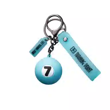 图涂丫 书包挂件可爱卡通桌球公仔手绳挂饰 硅胶 钥匙扣 男女同款情侣款